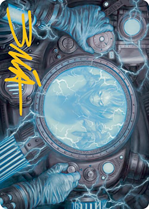Recalibrate Art Card (Gold-Stamped Signature) [Modern Horizons 2 Art Series] | Good Games Cannington