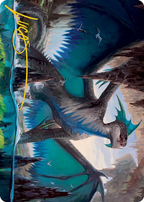 Murktide Regent Art Card (Gold-Stamped Signature) [Modern Horizons 2 Art Series] | Good Games Cannington