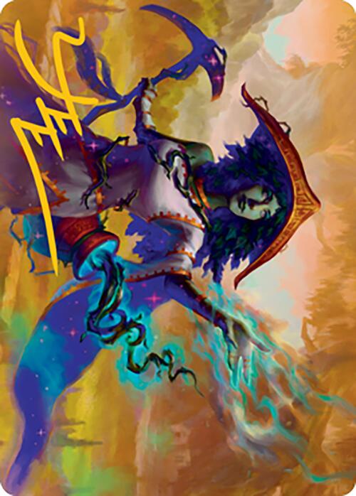 Sythis, Harvest's Hand Art Card (Gold-Stamped Signature) [Modern Horizons 2 Art Series] | Good Games Cannington