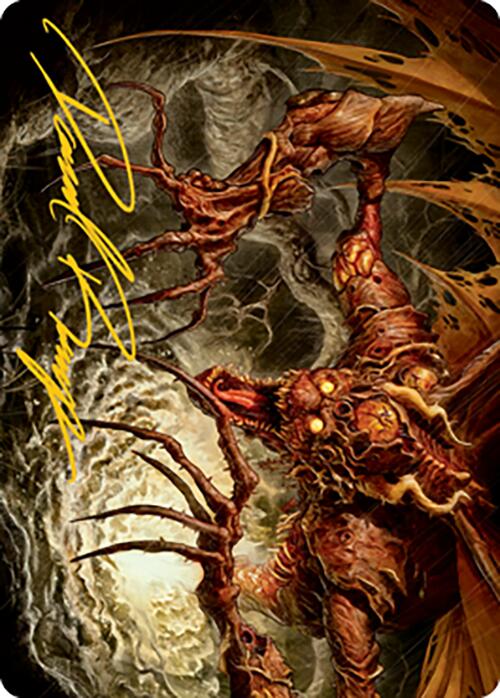 Archfiend of Sorrows Art Card (Gold-Stamped Signature) [Modern Horizons 2 Art Series] | Good Games Cannington