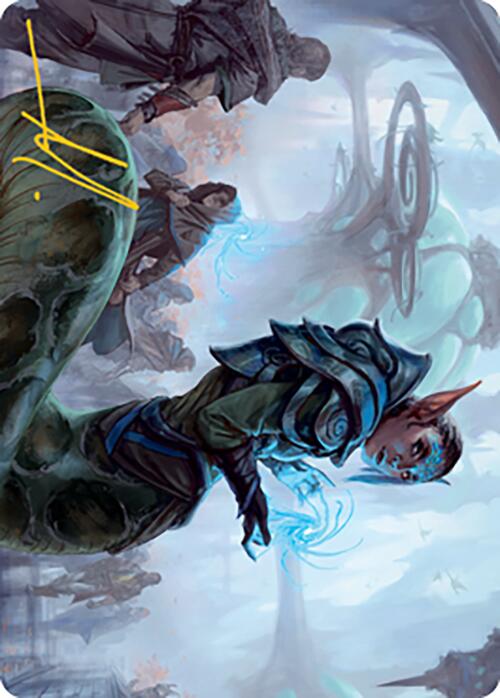 Lonis, Cryptozoologist Art Card (Gold-Stamped Signature) [Modern Horizons 2 Art Series] | Good Games Cannington