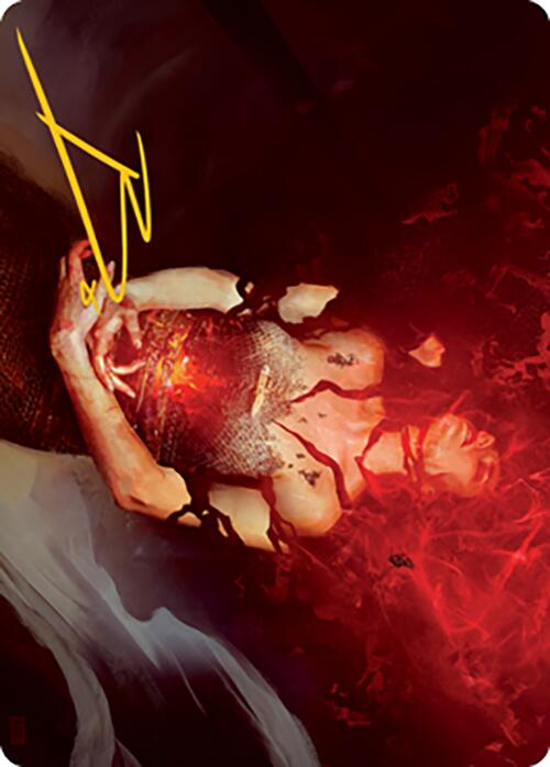 Flay Essence Art Card (Gold-Stamped Signature) [Modern Horizons 2 Art Series] | Good Games Cannington