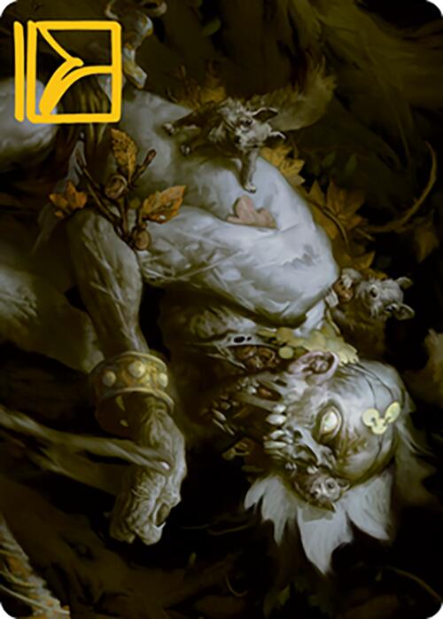 Nested Shambler Art Card (Gold-Stamped Signature) [Modern Horizons 2 Art Series] | Good Games Cannington