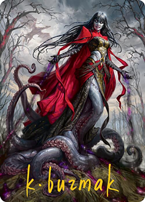 Geyadrone Dihada Art Card (54) (Gold-Stamped Signature) [Modern Horizons 2 Art Series] | Good Games Cannington