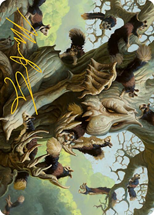 Scurry Oak Art Card (Gold-Stamped Signature) [Modern Horizons 2 Art Series] | Good Games Cannington