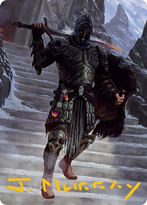 Dakkon, Shadow Slayer Art Card (49) (Gold-Stamped Signature) [Modern Horizons 2 Art Series] | Good Games Cannington
