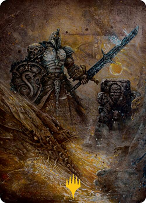 Dakkon, Shadow Slayer Art Card (48) (Gold-Stamped Signature) [Modern Horizons 2 Art Series] | Good Games Cannington