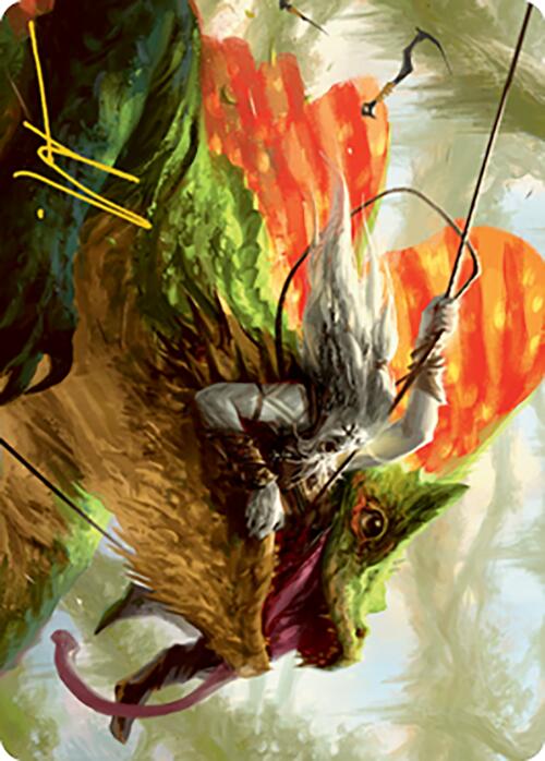 Captured by Lagacs Art Card (Gold-Stamped Signature) [Modern Horizons 2 Art Series] | Good Games Cannington