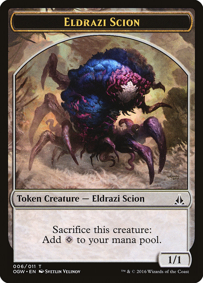 Eldrazi Scion Token (006/011) [Oath of the Gatewatch Tokens] | Good Games Cannington