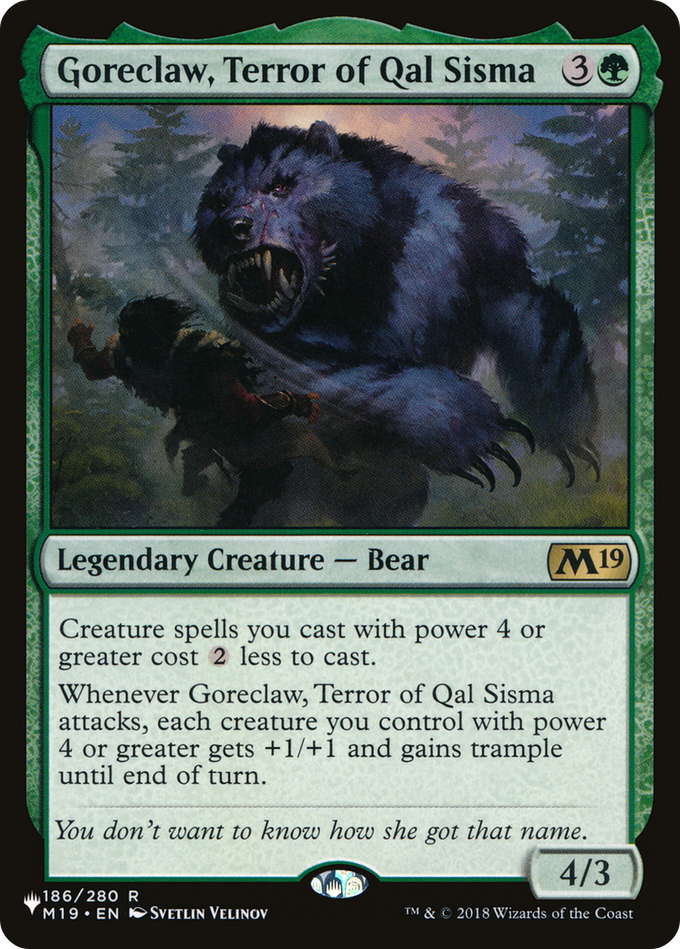 Goreclaw, Terror of Qal Sisma [The List] | Good Games Cannington