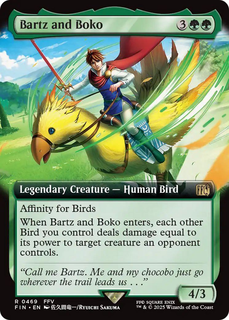 Bartz and Boko (Extended Art) [FINAL FANTASY] | Good Games Cannington