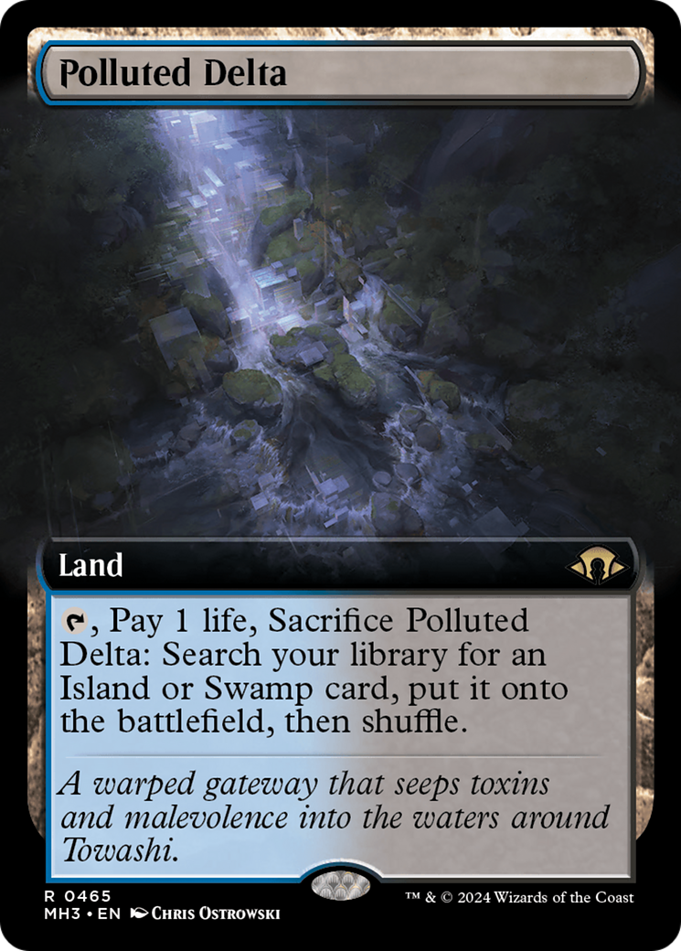 Polluted Delta (Extended Art) [Modern Horizons 3] | Good Games Cannington