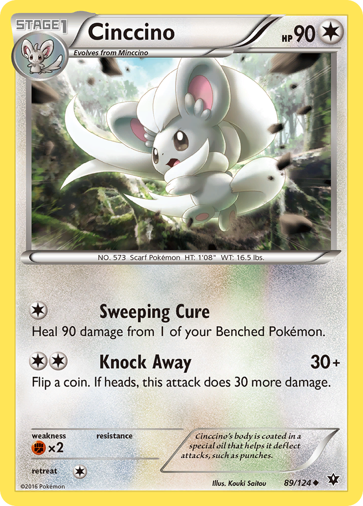 Cinccino (89/124) [XY: Fates Collide] | Good Games Cannington
