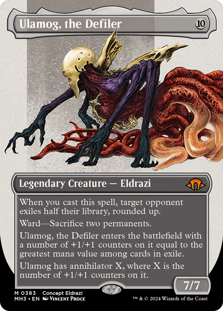 Ulamog, the Defiler (Borderless) (Serialized) [Modern Horizons 3] | Good Games Cannington