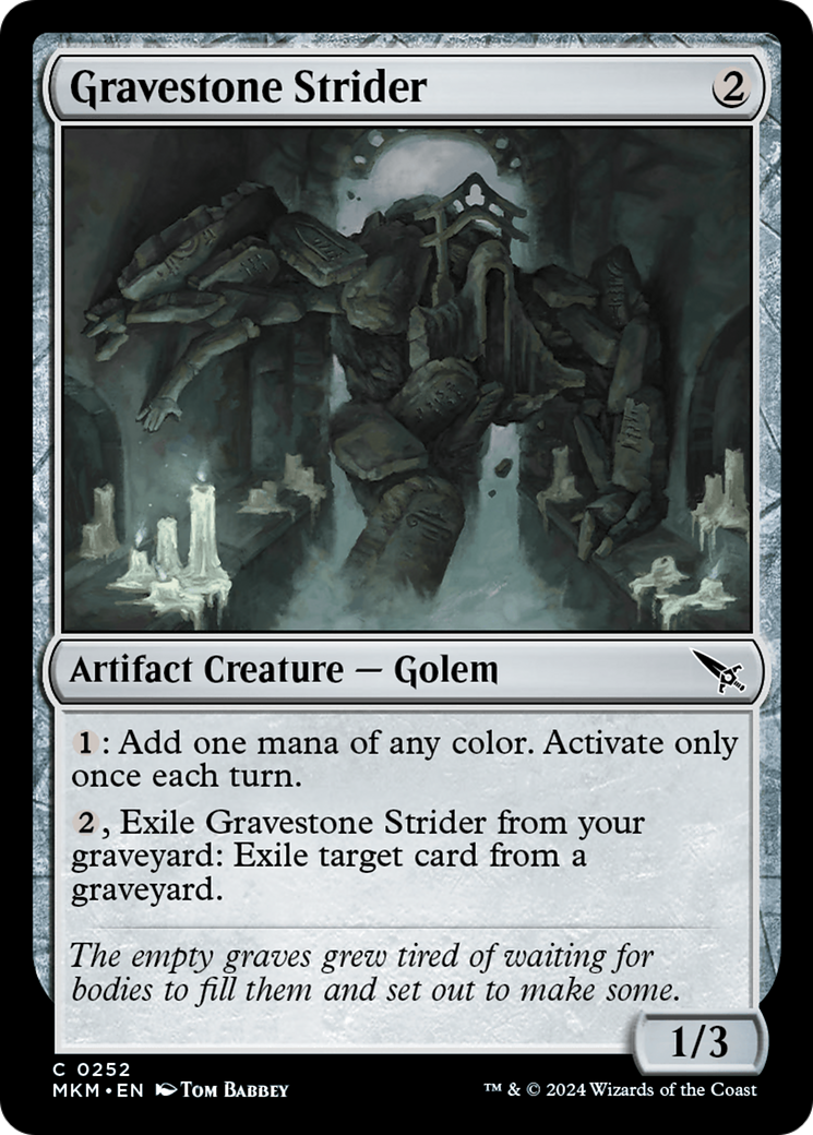 Gravestone Strider [Murders at Karlov Manor] | Good Games Cannington