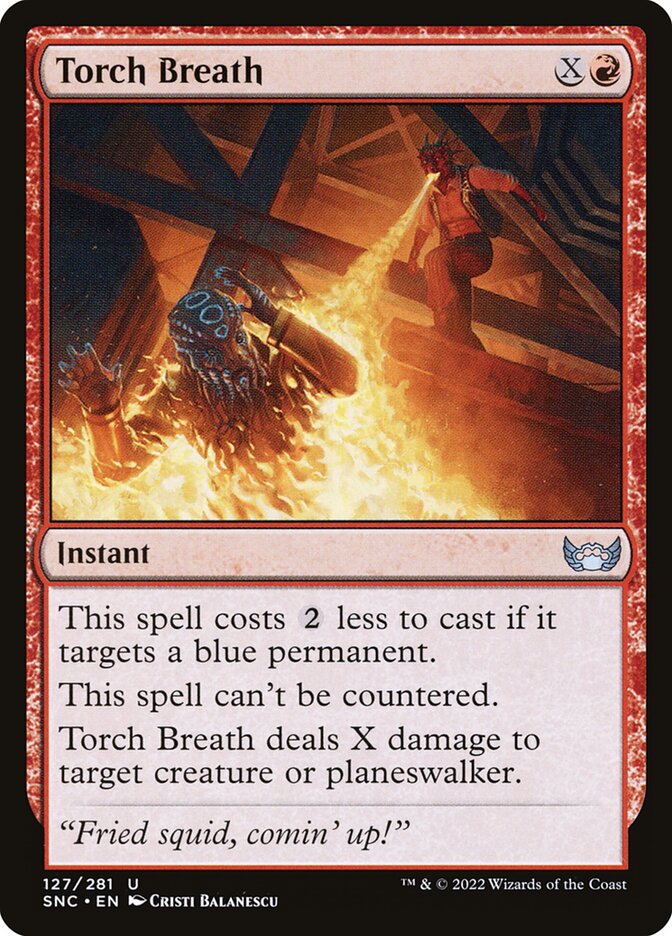 Torch Breath 127 (Streets of New Capenna)  - Foil | Good Games Cannington