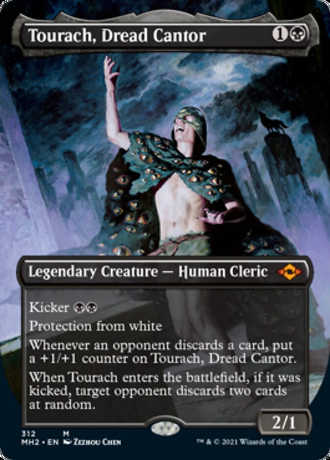 Tourach, Dread Cantor (Borderless Alternate Art) [Modern Horizons 2] | Good Games Cannington