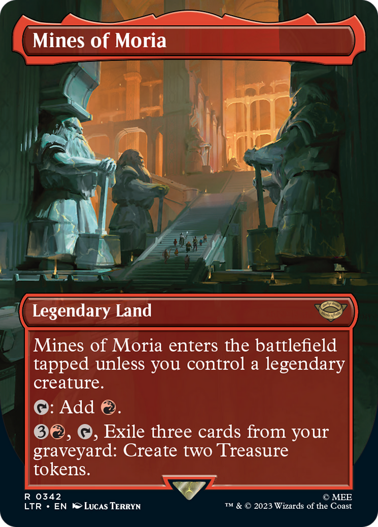 Mines of Moria (Borderless Alternate Art) (342) [The Lord of the Rings: Tales of Middle-Earth] | Good Games Cannington
