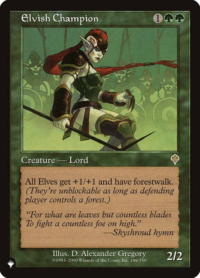 Elvish Champion [The List] | Good Games Cannington