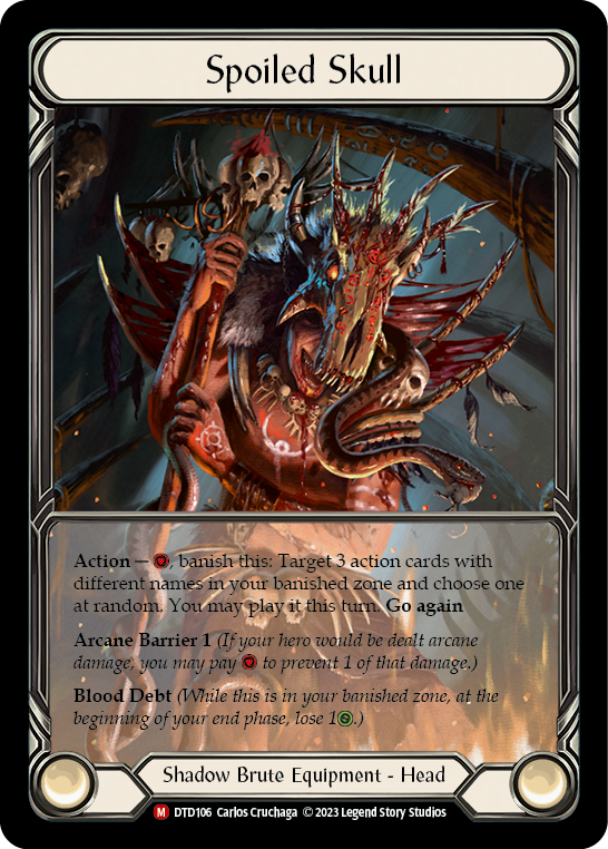 Spoiled Skull (Extended Art) [DTD106] (Dusk Till Dawn)  Cold Foil | Good Games Cannington