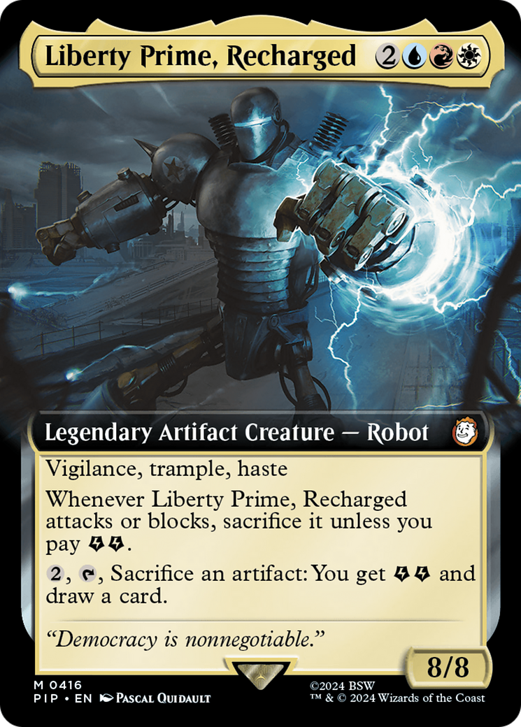 Liberty Prime, Recharged (Extended Art) [Fallout] | Good Games Cannington