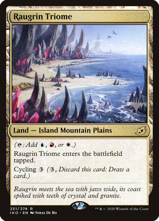Raugrin Triome (Promo Pack) [Ikoria: Lair of Behemoths Promos] | Good Games Cannington