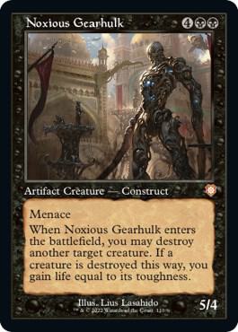 Noxious Gearhulk Retro Frame 110/40 (Commander: The Brothers' War)  | Good Games Cannington