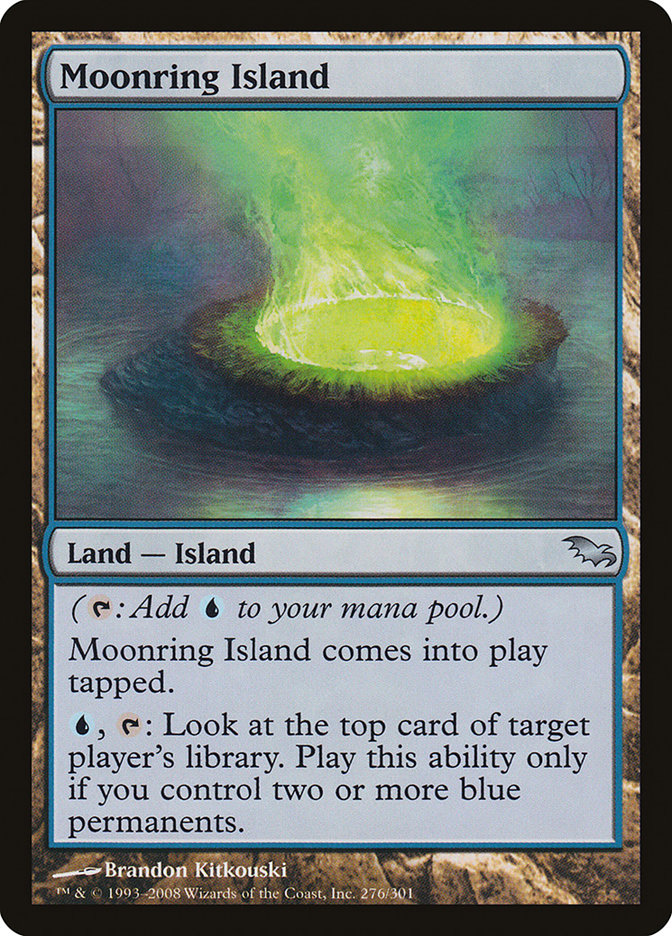 Moonring Island 276/301 (Shadowmoor)  - Foil | Good Games Cannington