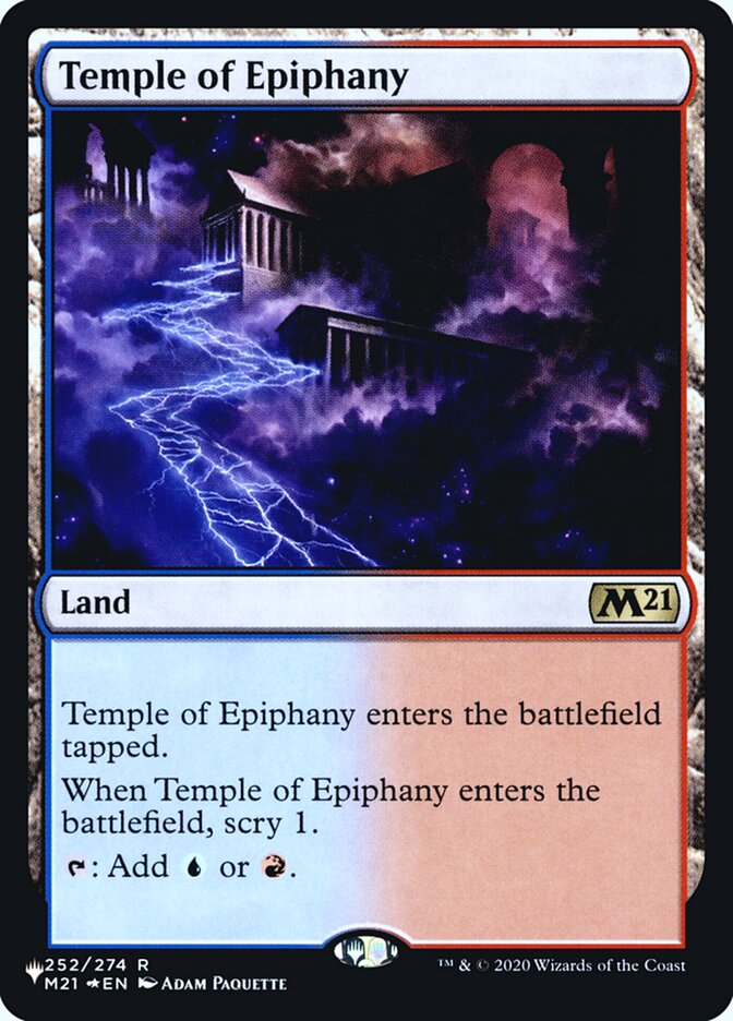 Temple of Epiphany [Secret Lair: Heads I Win, Tails You Lose] | Good Games Cannington