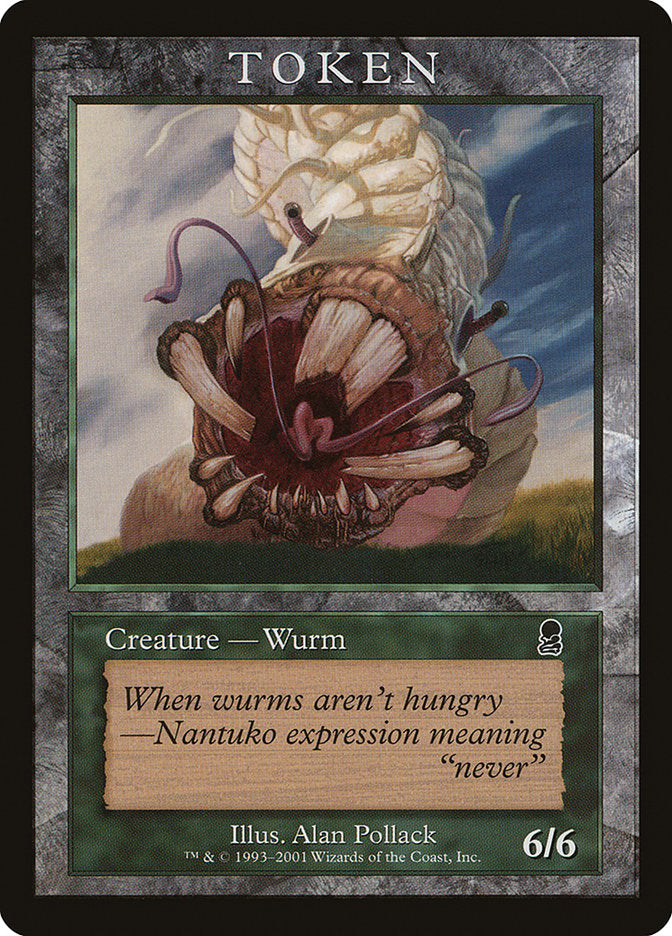 Wurm Token [Magic Player Rewards 2002] | Good Games Cannington