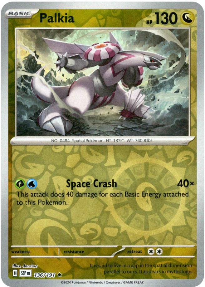 Palkia (136/191) [Scarlet & Violet: Surging Sparks] | Good Games Cannington