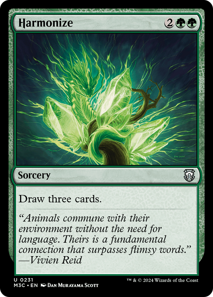 Harmonize (Ripple Foil) [Modern Horizons 3 Commander] | Good Games Cannington