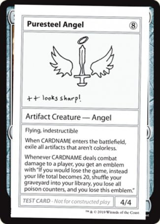 Puresteel Angel (2021 Edition) [Mystery Booster Playtest Cards] | Good Games Cannington