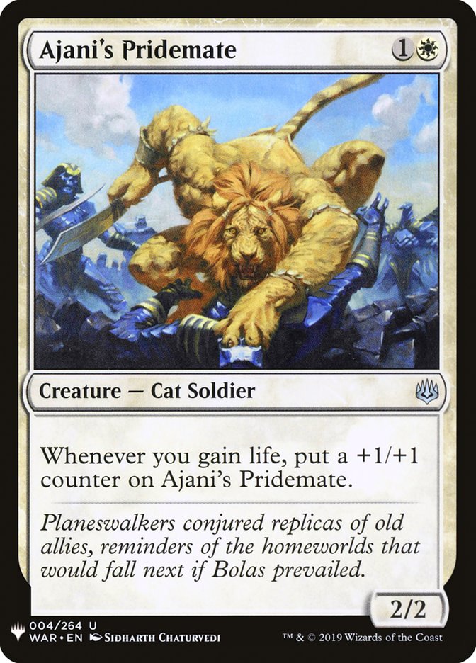 Ajani's Pridemate [Mystery Booster] | Good Games Cannington