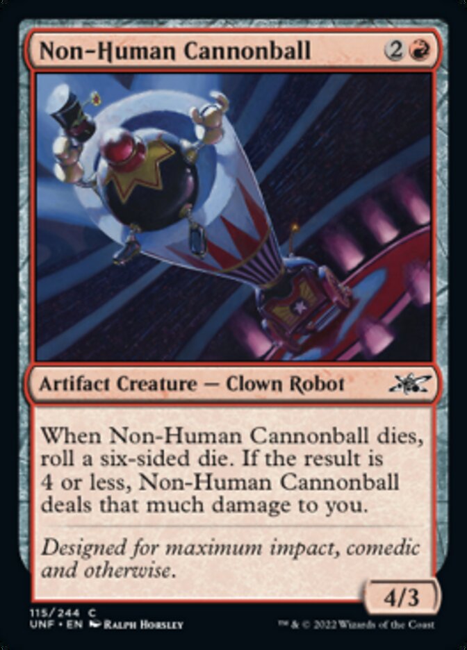 Non-Human Cannonball [Unfinity] | Good Games Cannington