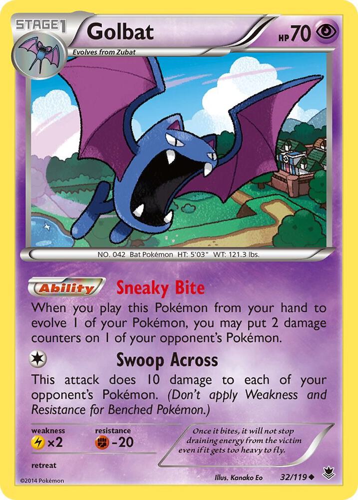 Golbat 32/119 (XY - Phantom Forces)  | Good Games Cannington