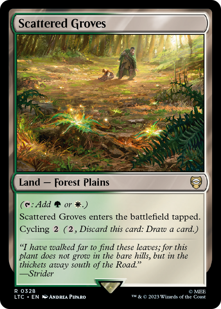 Scattered Groves [The Lord of the Rings: Tales of Middle-Earth Commander] | Good Games Cannington