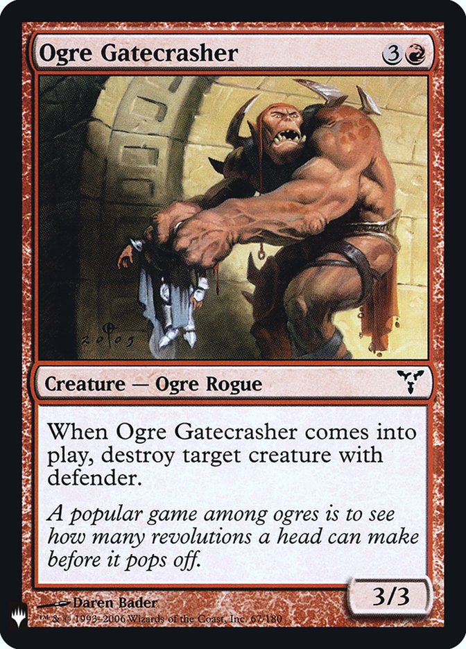 Ogre Gatecrasher [Mystery Booster] | Good Games Cannington