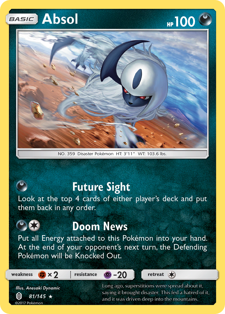 Absol (81/145) [Sun & Moon: Guardians Rising] | Good Games Cannington
