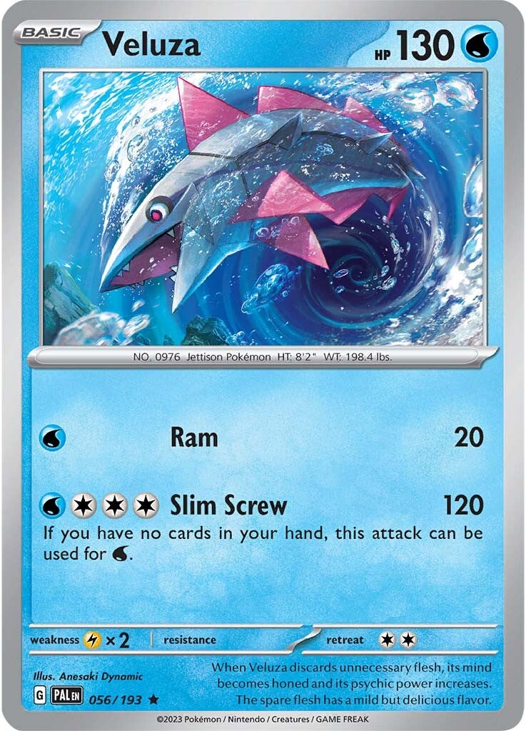 Veluza (056/193) [Scarlet & Violet: Paldea Evolved] | Good Games Cannington
