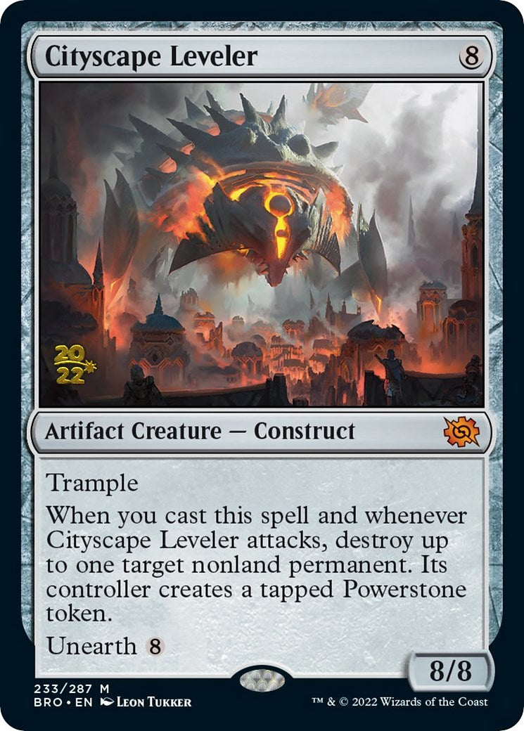 Cityscape Leveler [The Brothers' War Prerelease Promos] | Good Games Cannington
