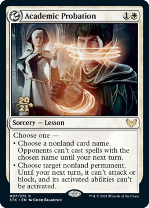 Academic Probation 7s/180 (Prerelease Cards)  - PreRelease Foil | Good Games Cannington