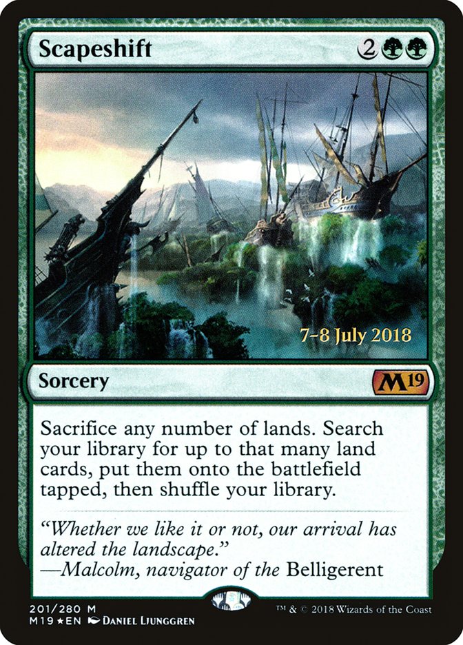 Scapeshift [Core Set 2019 Prerelease Promos] | Good Games Cannington
