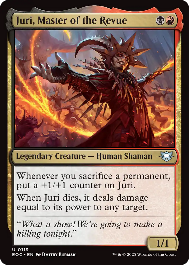 Juri, Master of the Revue [Edge of Eternities Commander] | Good Games Cannington