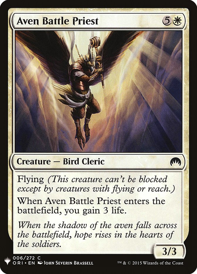 Aven Battle Priest [Mystery Booster] | Good Games Cannington