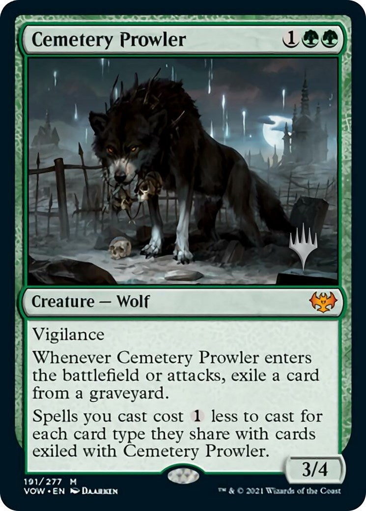 Cemetery Prowler (Promo Pack) [Aetherdrift Promos] | Good Games Cannington