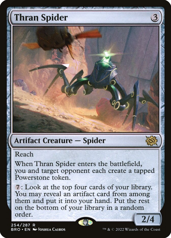 Thran Spider 254 (The Brothers' War)  | Good Games Cannington