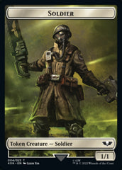 Soldier (004) // Arco-Flagellant Double-Sided Token (Surge Foil) [Warhammer 40,000 Tokens] | Good Games Cannington