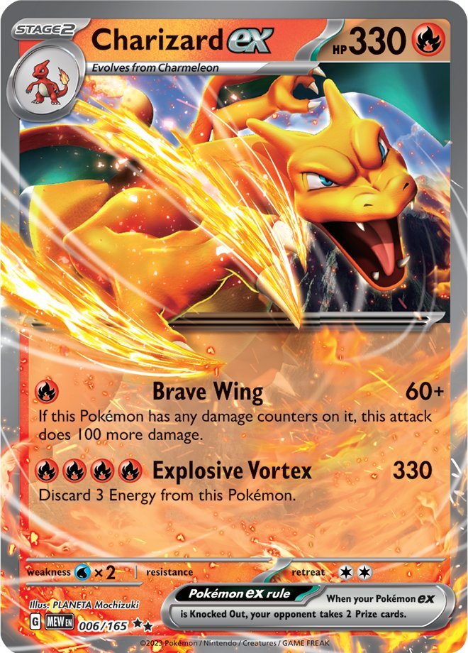 Charizard ex (006/165) [Scarlet & Violet 151] | Good Games Cannington