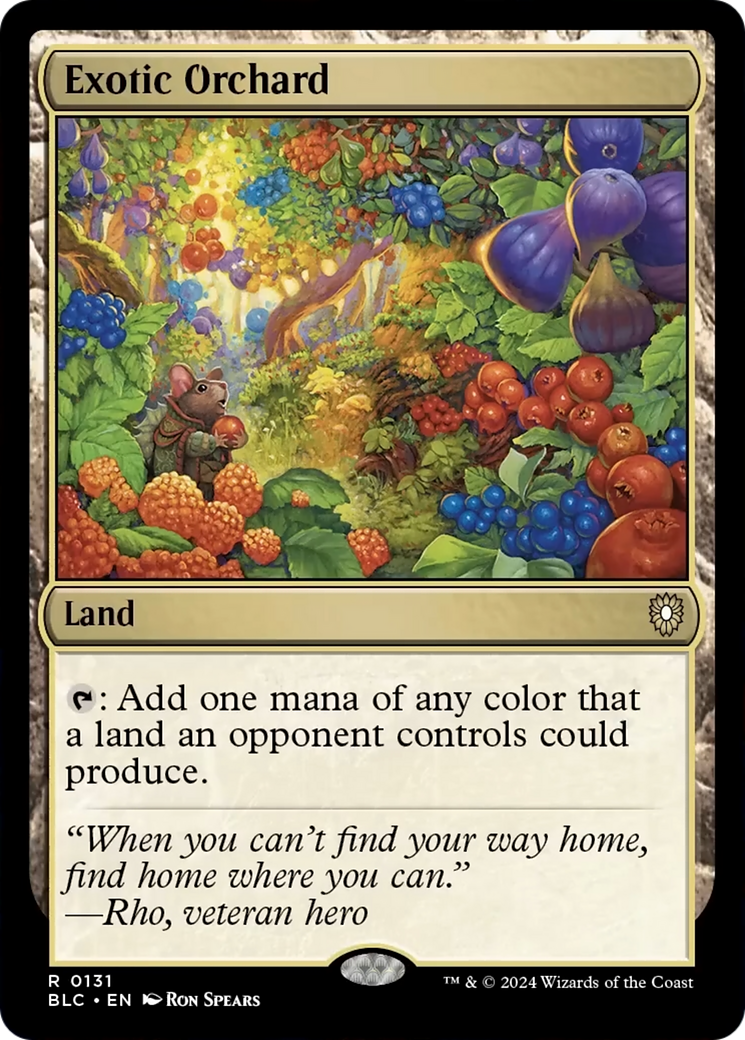 Exotic Orchard [Bloomburrow Commander] | Good Games Cannington
